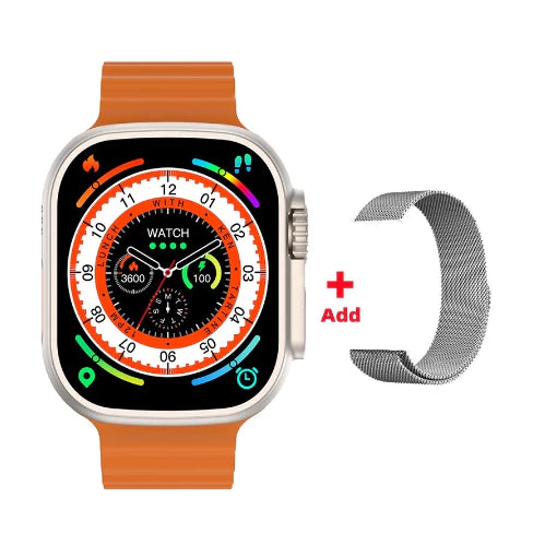 Smartwatch Original U9 Ultra Série 9 Bússola 49mm NFC GPS Esportivo Fitness Relógio Para Android IOS