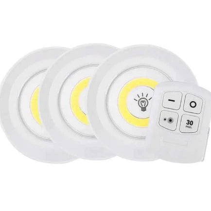 Lâmpada Led Spot Sem Fio C/ Controle Remoto