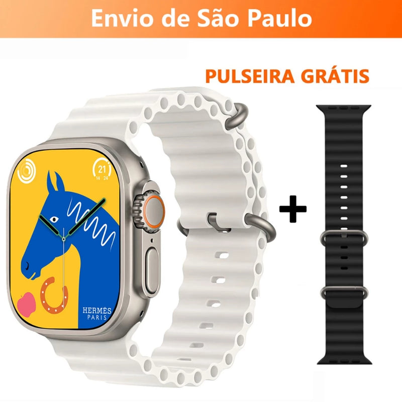 Smartwatch T800 T10 U9 T900 Ultra 2 Series 9 Ultra Calculadora Cardíaca Monitoramento Da Frequência