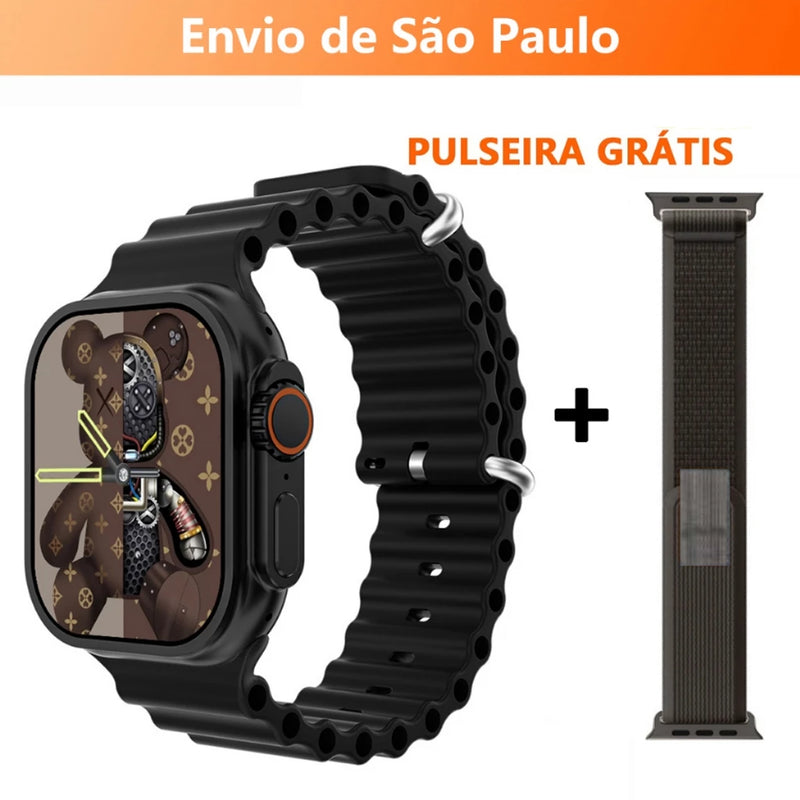 Smartwatch T800 T10 U9 T900 Ultra 2 Series 9 Ultra Calculadora Cardíaca Monitoramento Da Frequência