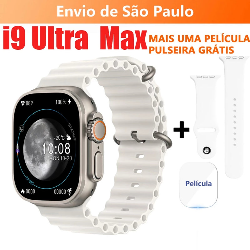 Smartwatch T800 T10 U9 T900 Ultra 2 Series 9 Ultra Calculadora Cardíaca Monitoramento Da Frequência