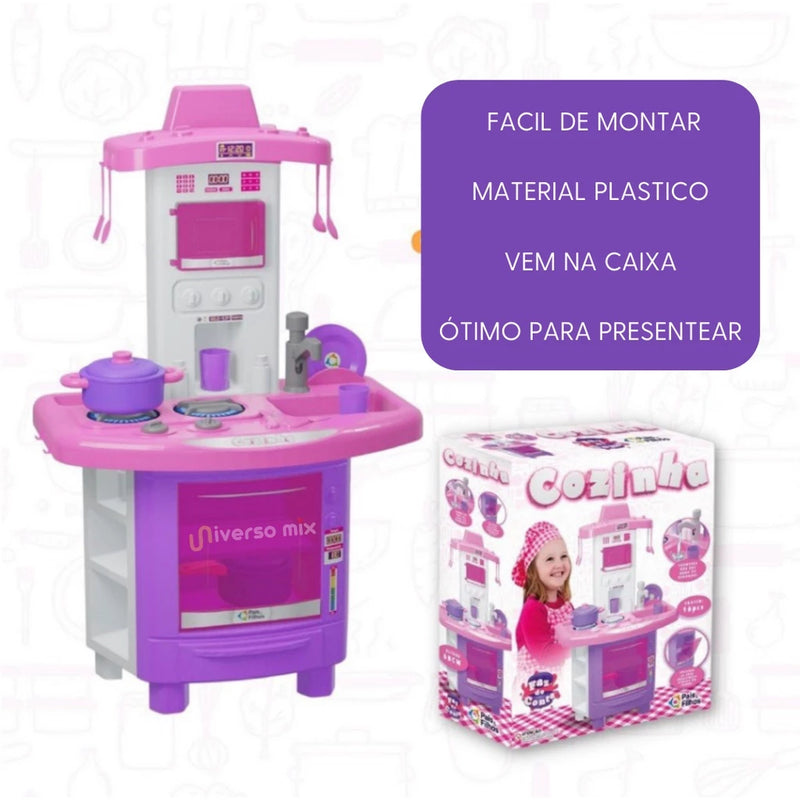 Kit Cozinha Infantil De Brinquedo Completa